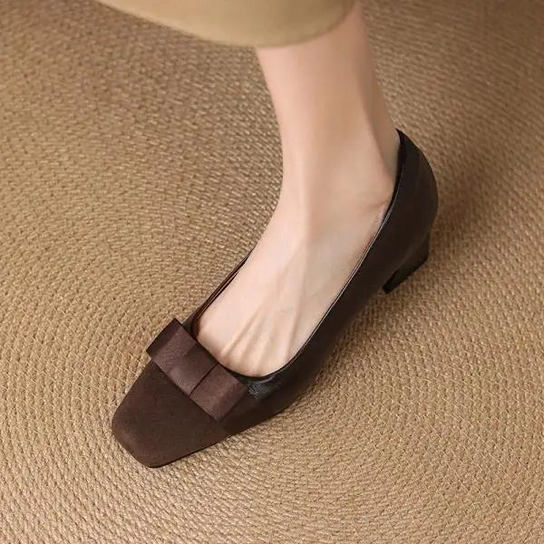 Rafaela | Sapatos de Salto Largo com Laço
