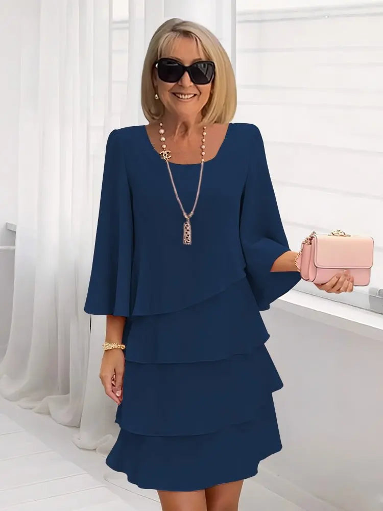 Catarina - Vestido Elegante e Confortável com Rendas