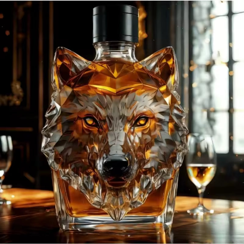 Lobo Garrafa de Whisky