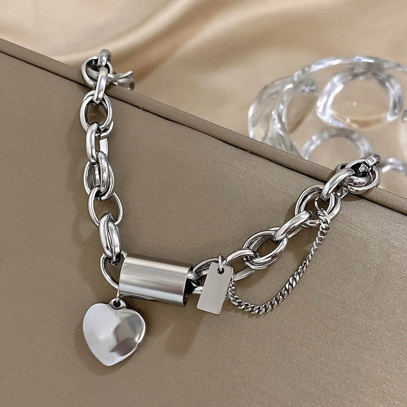 Dickes Armband Heartened | Gold