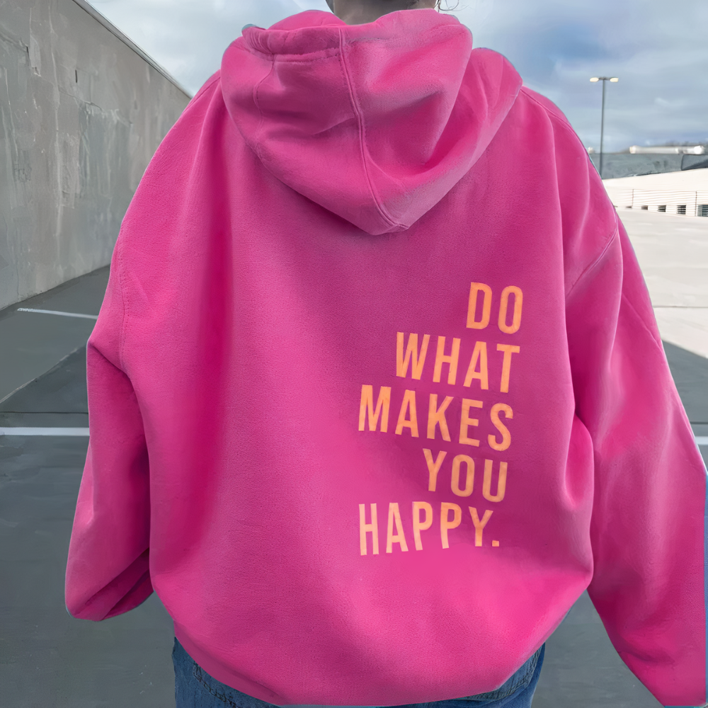 Susete | Camisola com Capuz e Frase Positiva