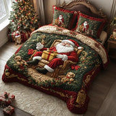 Conjunto de Cama 3 Peças Momento do Pai Natal