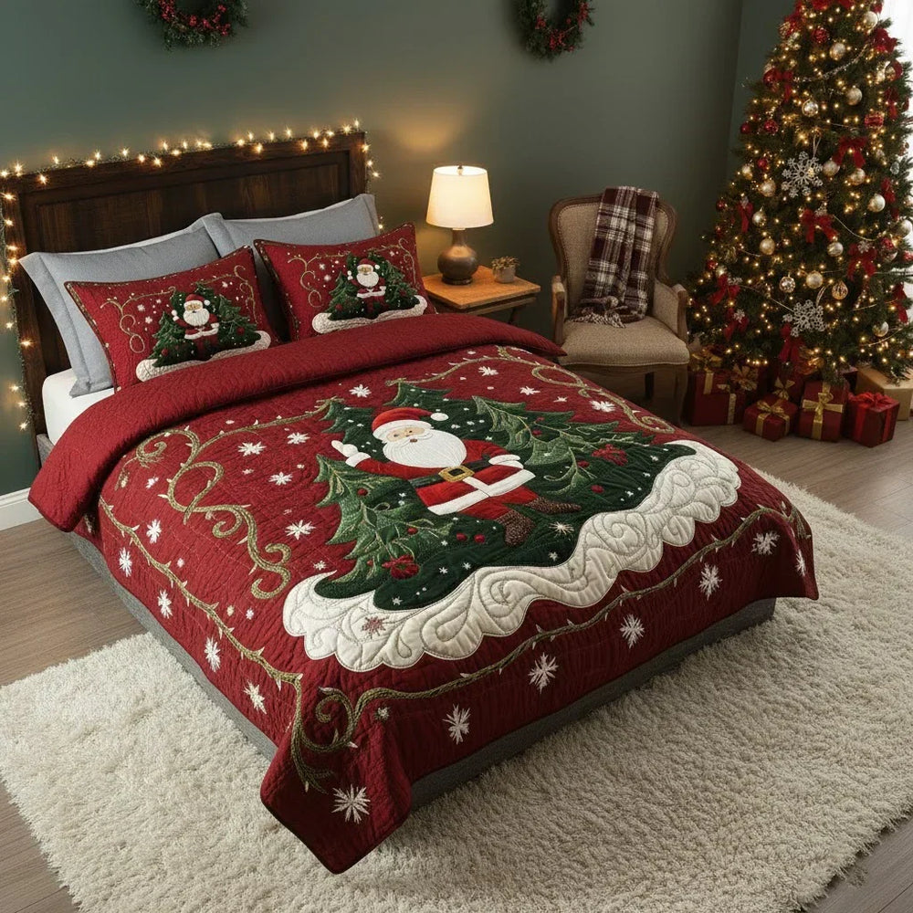 Conjunto de Cama 3 Peças Oficina do Pai Natal