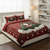 Conjunto de Cama 3 Peças Oficina do Pai Natal