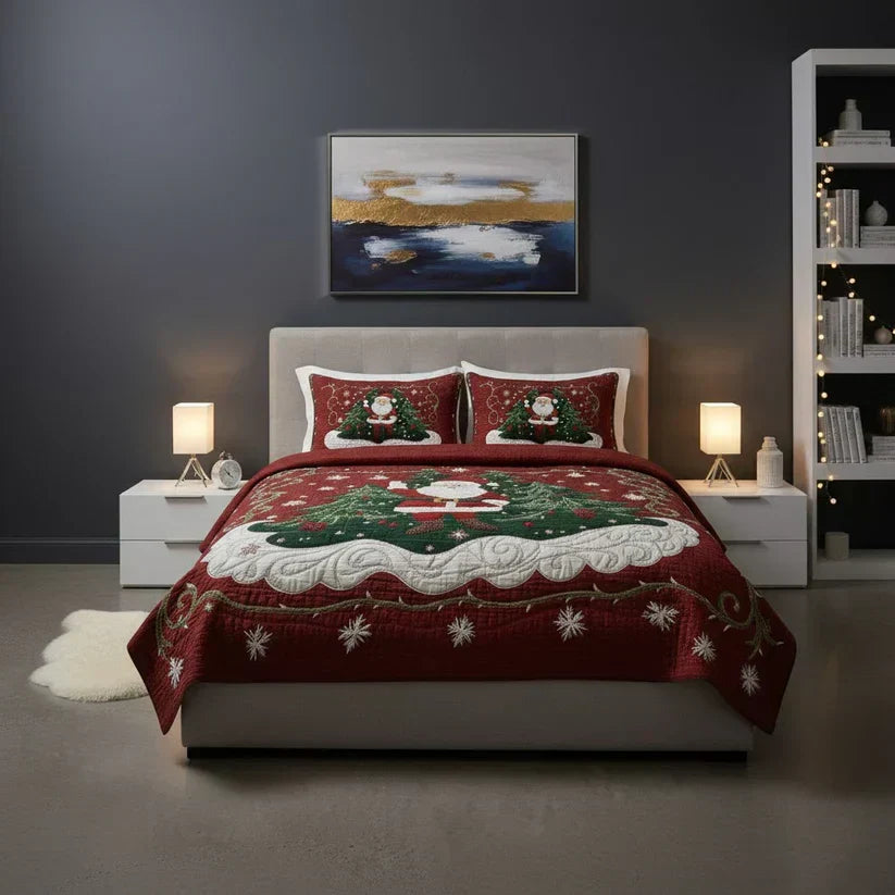 Conjunto de Cama 3 Peças Oficina do Pai Natal