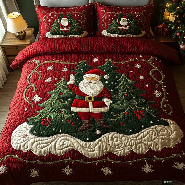 Conjunto de Cama 3 Peças Oficina do Pai Natal