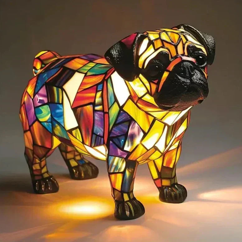 Pug Brilhante | Figura Luminosa Decorativa