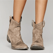 Beatriz | Botins Western de Camurça