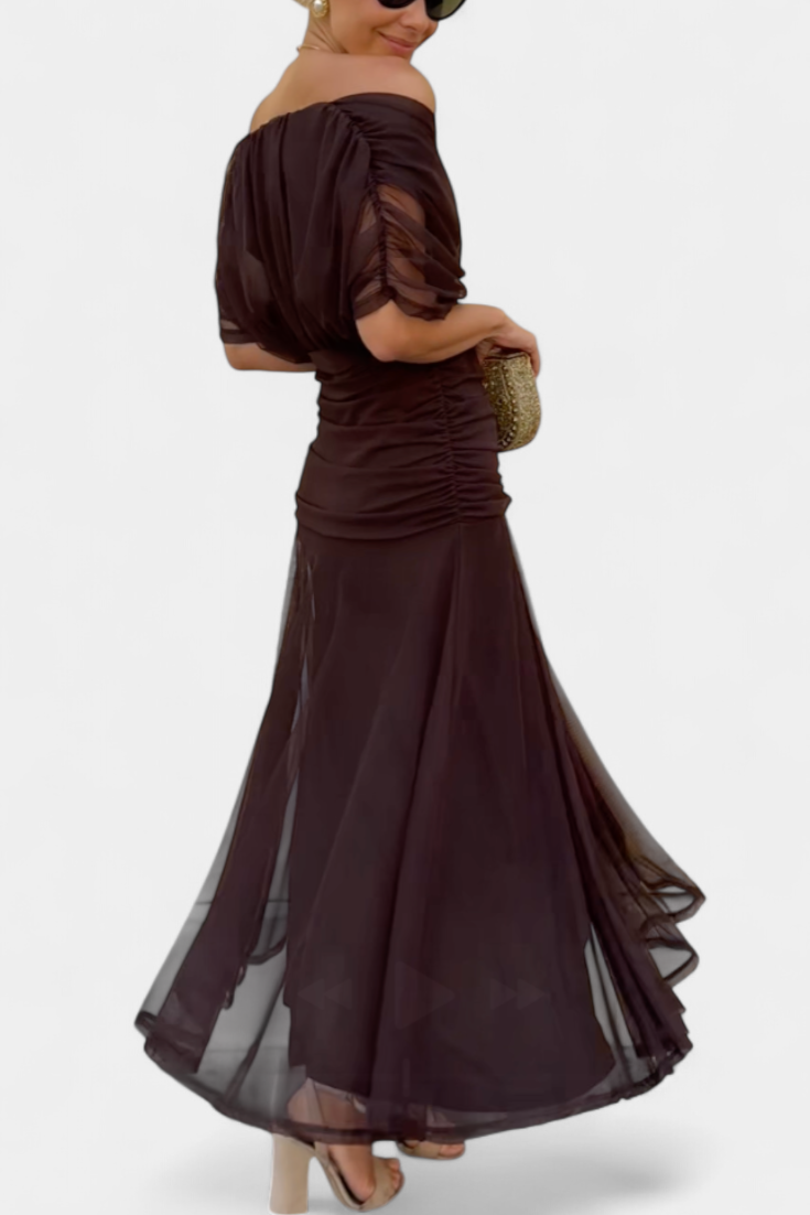 Luana – Elegantna haljina s V-izrezom
