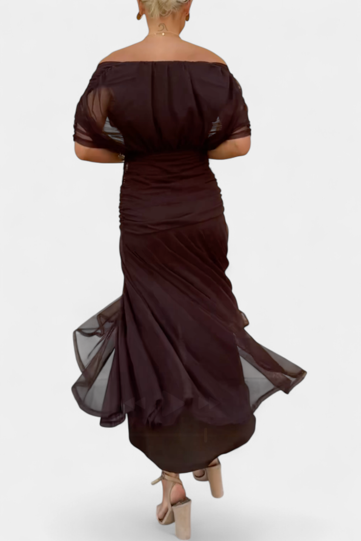 Luana – Elegantna haljina s V-izrezom