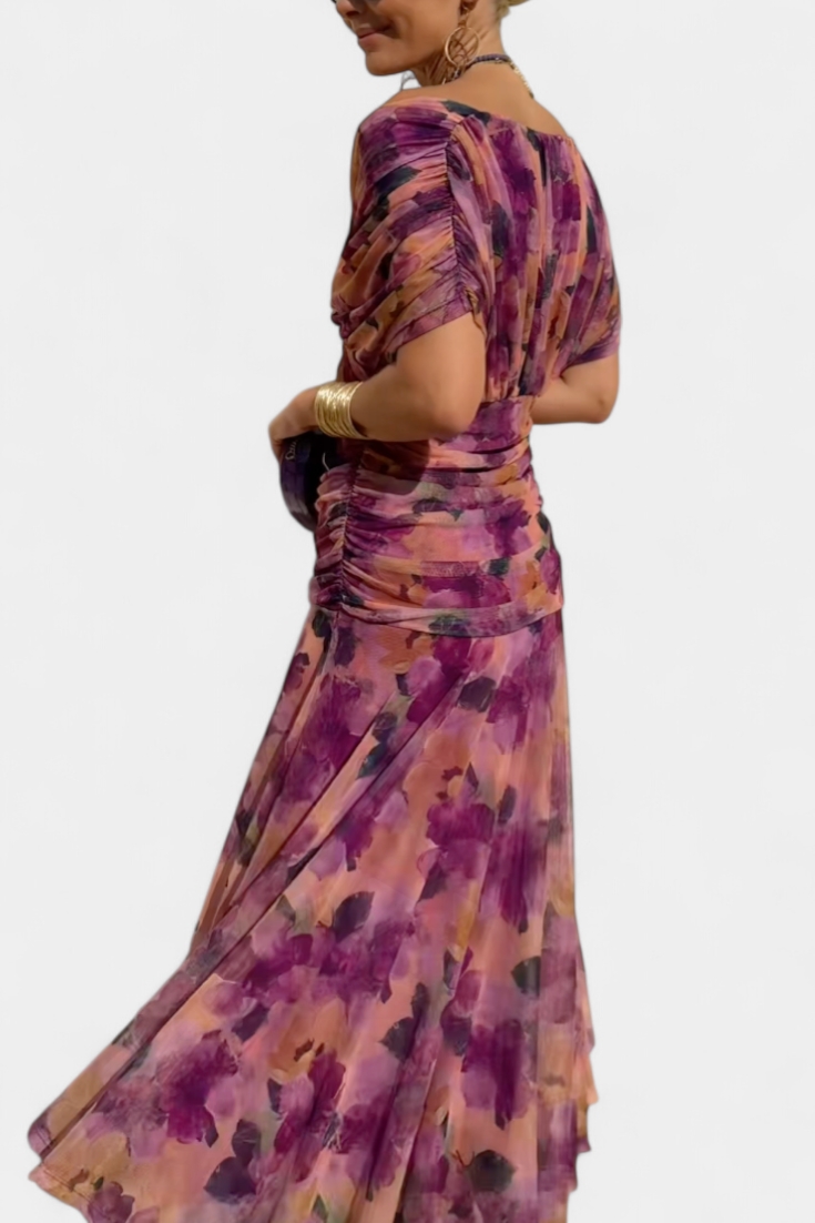 Luana – Elegantna haljina s V-izrezom