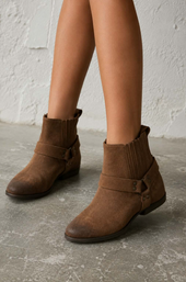 Anaïs | Botins Western de Camurça