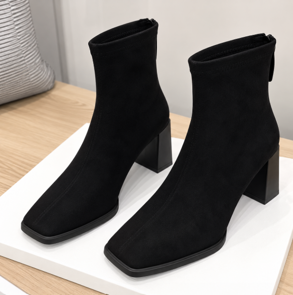 Madeleine | Botins de Camurça Elegantes