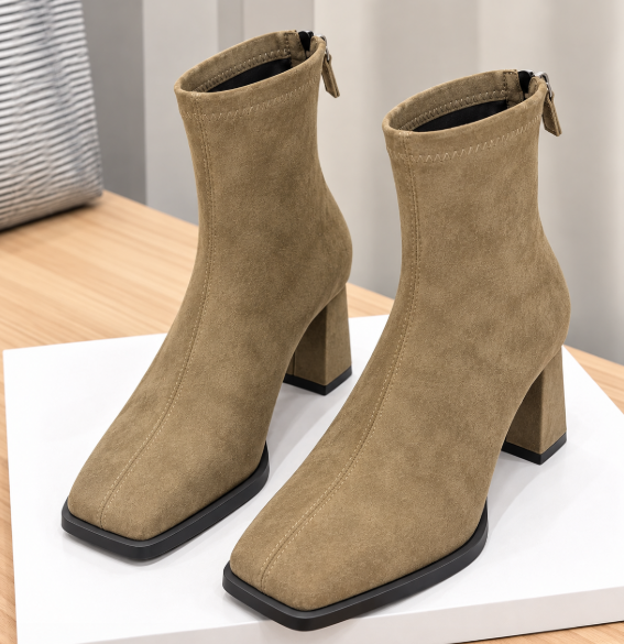 Madeleine | Botins de Camurça Elegantes
