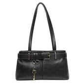 Elegantná hladká crossbody kabelka