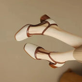 Catarina - Sapatos ortopédicos de salto médio