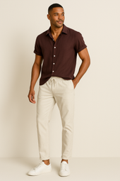 Conjunto de Camisa e Calças - Verão