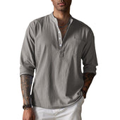 Camisa - Textura Amassada Respirável