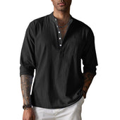 Camisa - Textura Amassada Respirável