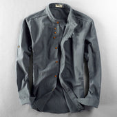 Camisa - Gola Alta Botão Vintage