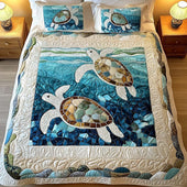 Conjunto de Cama 3 Peças Tartarugas