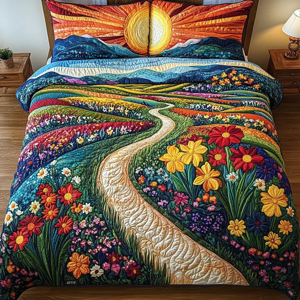 Conjunto de Cama 3 Peças Raio de Sol