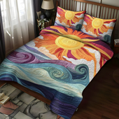 Conjunto de Cama 3 Peças Encanto do Sol