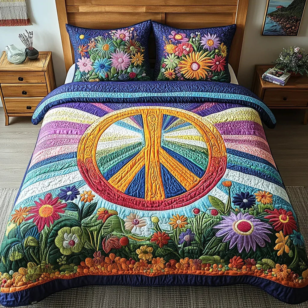 Conjunto de Cama 3 Peças Sonhos Tie-Dye