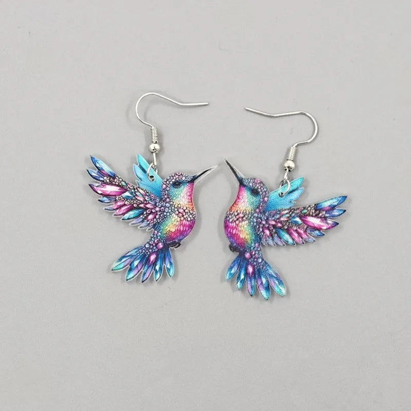 Leopoldina | Brincos Pendentes Colibri