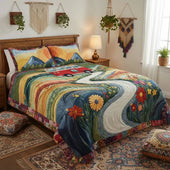 Conjunto de Cama 3 Peças Viagem Vintage
