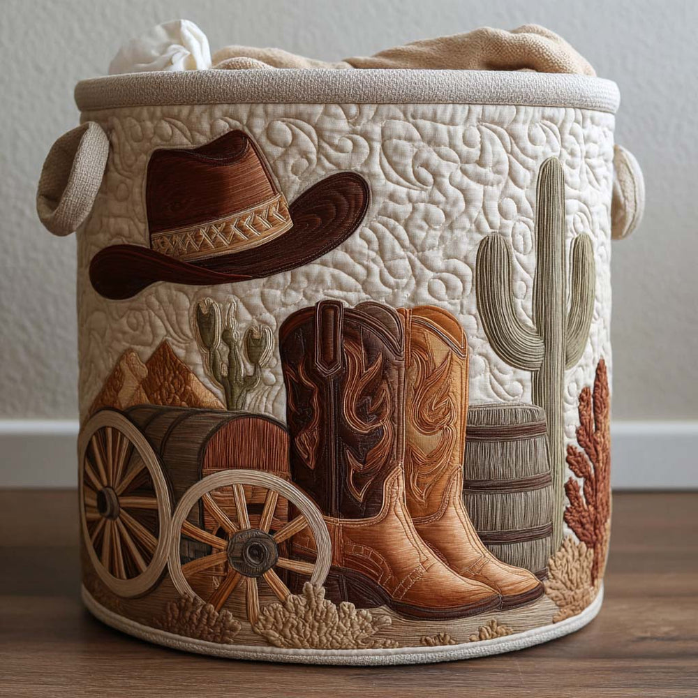 Espírito Western | Cesto de Roupa Feito à Mão