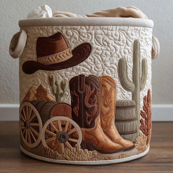Espírito Western | Cesto de Roupa Feito à Mão