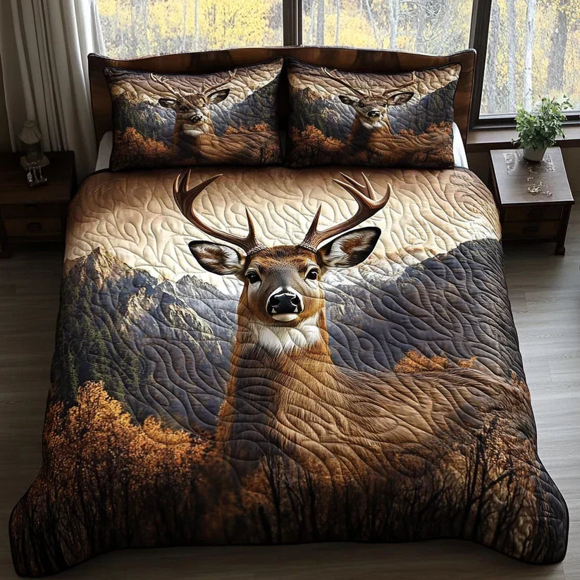 Conjunto de Cama 3 Peças Animais da Floresta