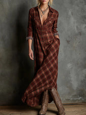Lídia - Vestido longo de camisa