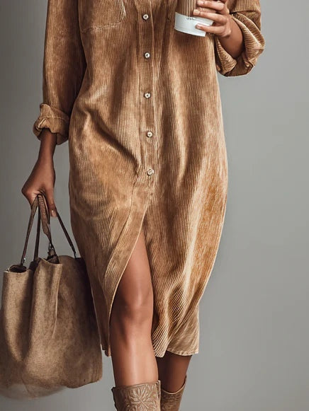Estela | Vestido Midi em Bombazine