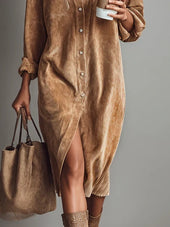 Estela | Vestido Midi em Bombazine