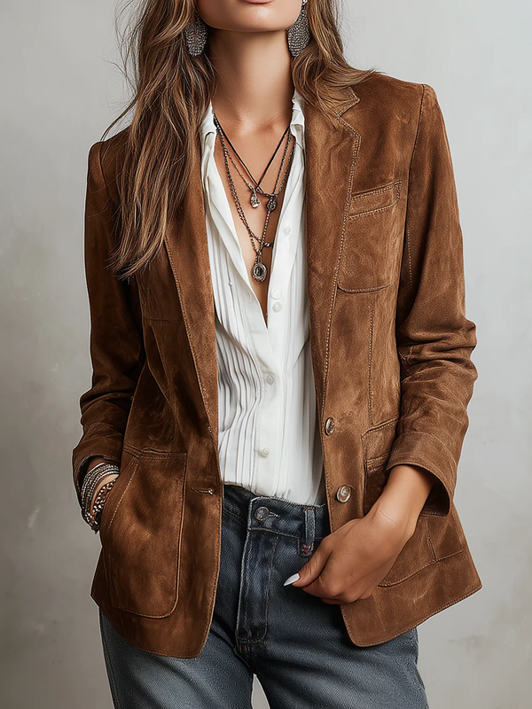 Cristina | Blazer Vintage Castanho