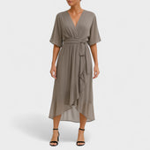 Ialina - Vestido elegante com cintura