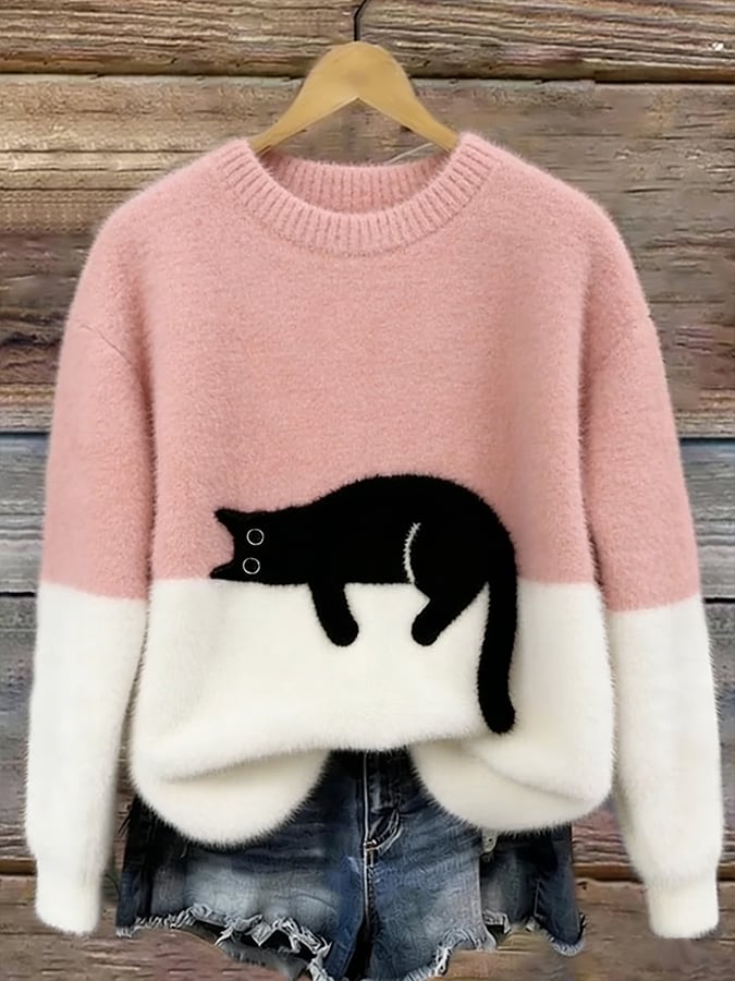 Laura | Camisola Oversize com Gato