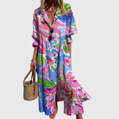 Zélia - Robe Maxi Bohémienne Elegante
