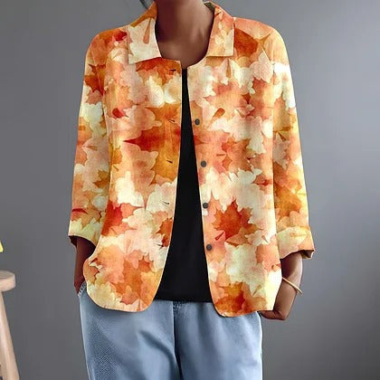 Glória | Casaco com Estampado de Flores