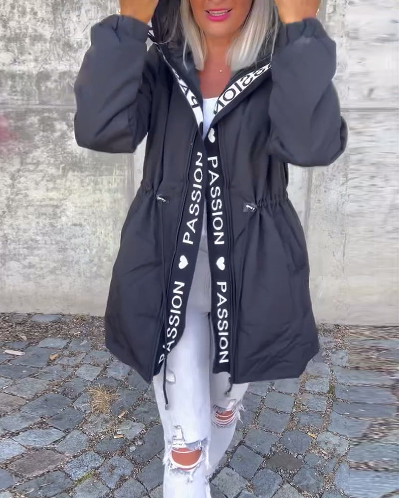 CELINE | Plašč s kapuco