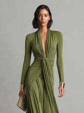 Ariana - Vestido maxi glamoroso