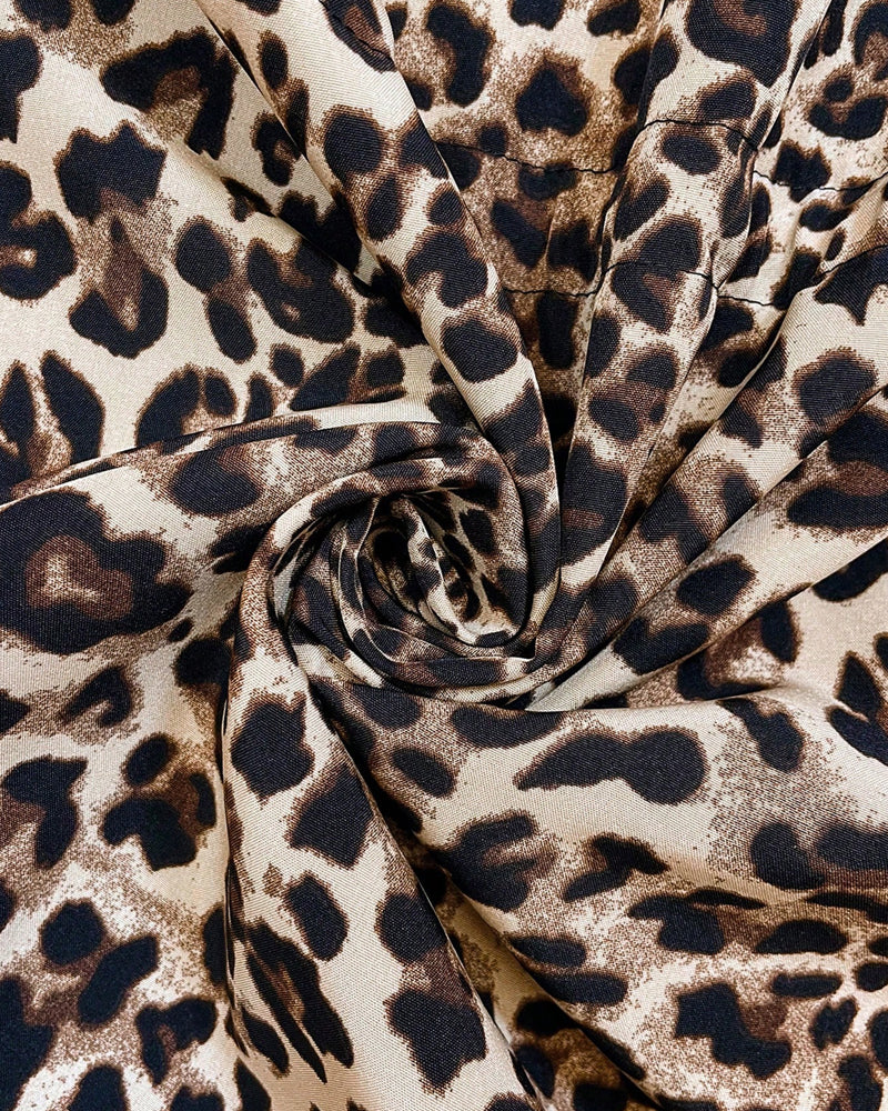 OLIVIA | Obojestranski plašč s kapuco in leopardjim vzorcem