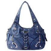 Klasická hladká crossbody kabelka