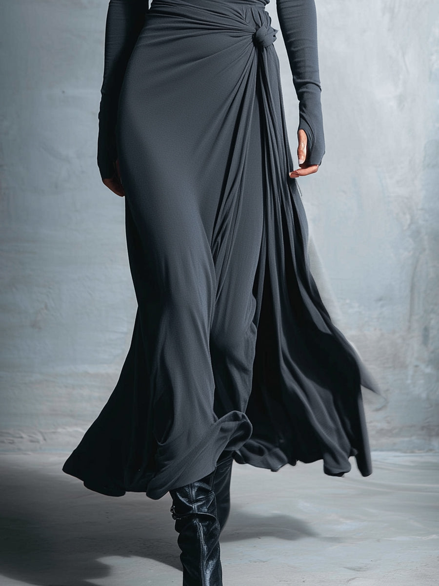 Mariana | Vestido Maxi com Laço Lateral