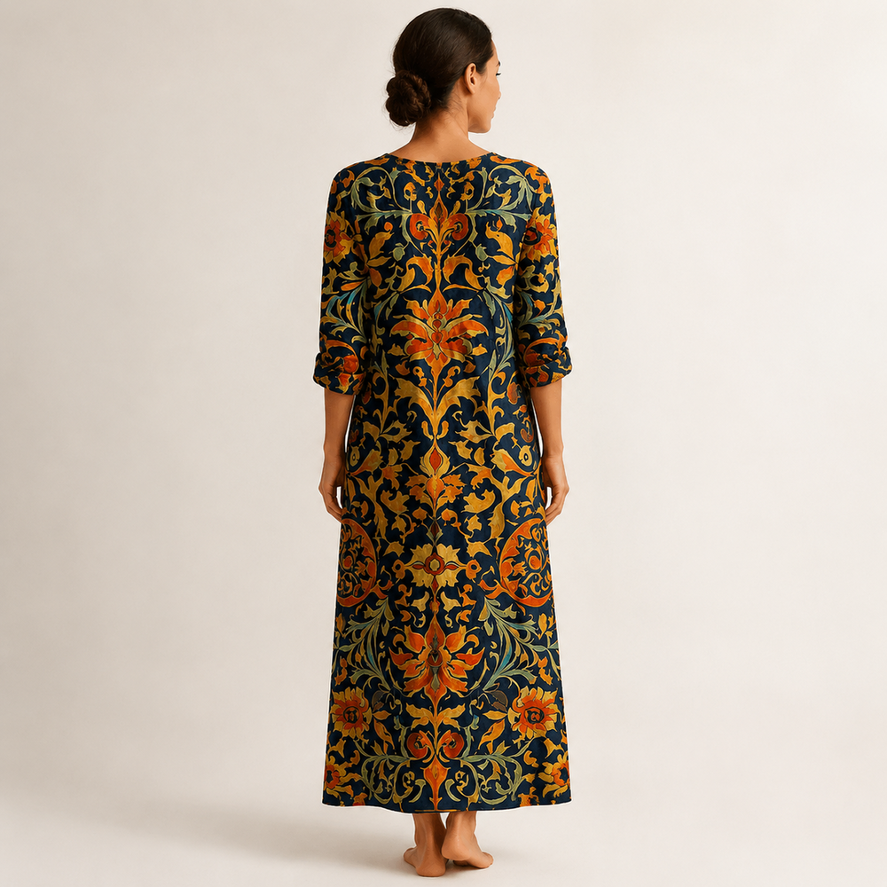 Sofía – Dolga boho obleka