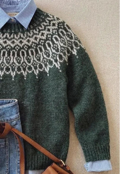Tundra | Klasičen vintage pleten pulover