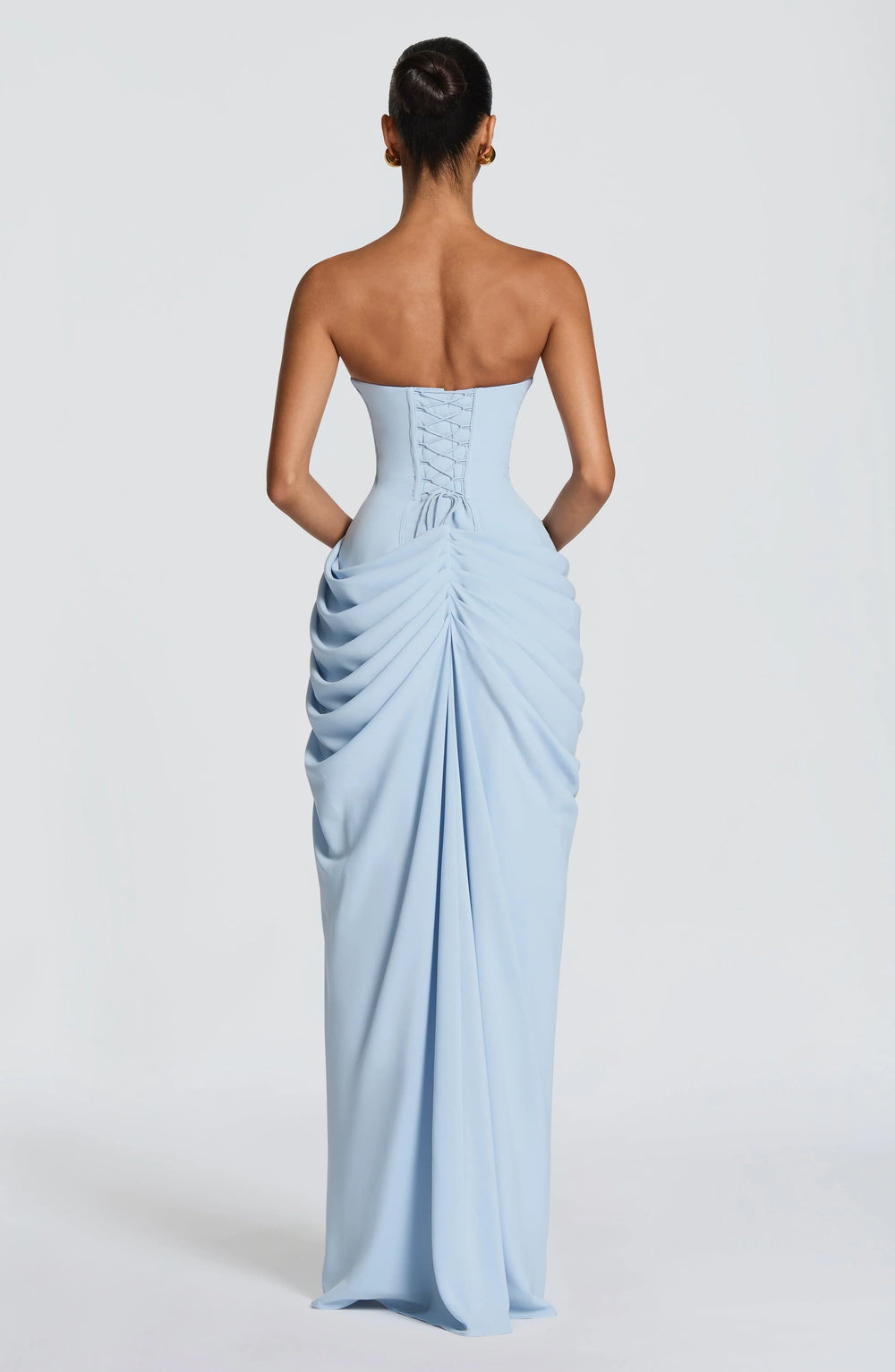 Adriana - Vestido Longo Drapeado com Fenda
