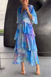 Carla – Vestido elegante em chiffon